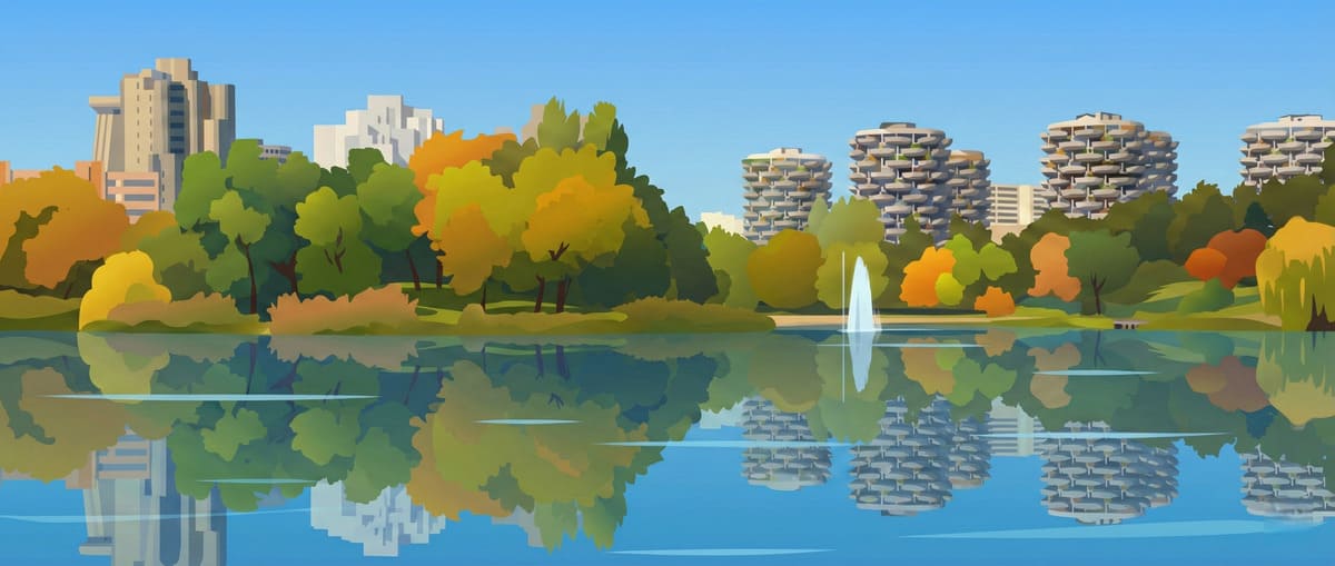 Vue aérienne de Créteil