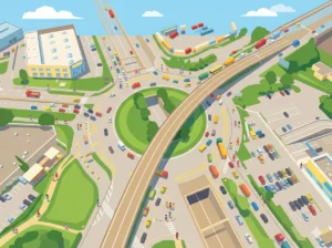 Quartier Carrefour Pompadour à Créteil