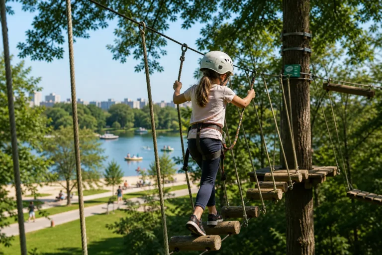 Accrobranche à Créteil : Ecopark, tarifs et activités autour du lac